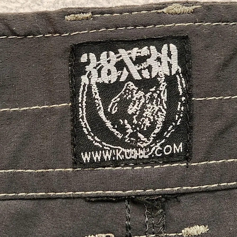 Kuhl Pants Men's 38x30 Dark Gray Cargo‎ Performance Hiking Outdoors Utility